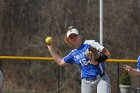 Softball vs Babson  Wheaton College Softball vs Babson College. - Photo by Keith Nordstrom : Wheaton, Softball, Babson, NEWMAC